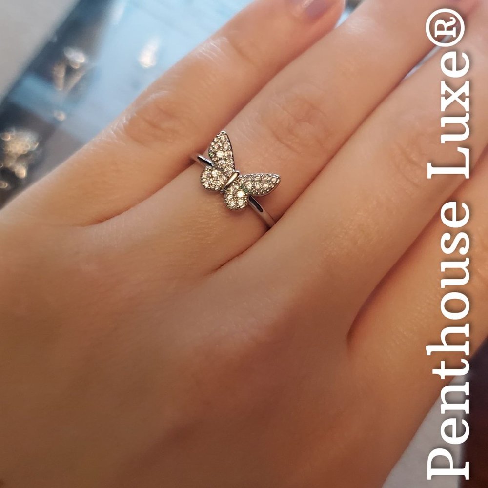 FINAL RESTOCK!! Dainty Silver Butterfly Ring